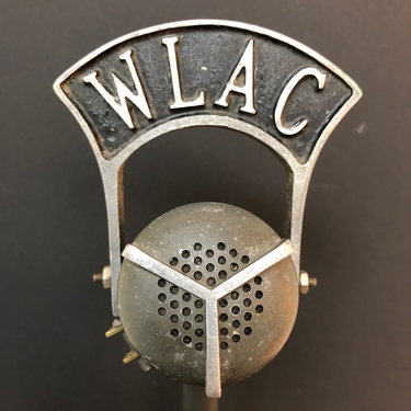 WLAC Nashville Tennessee Radio Western Electric Microphone 633