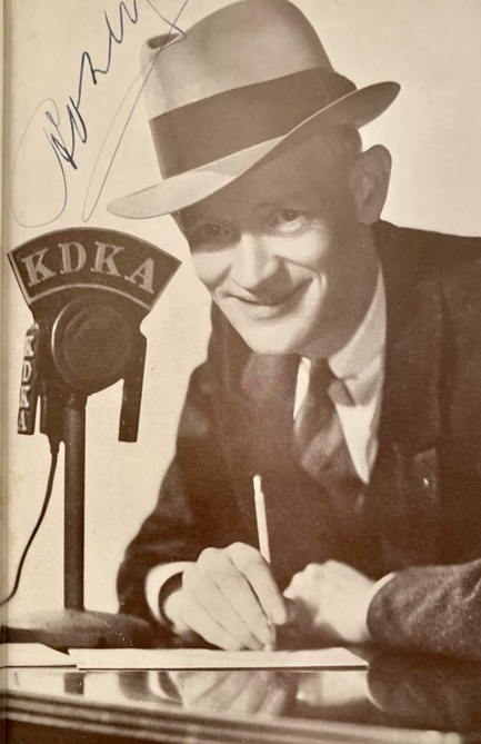 Vintage KDKA Microphone, Pittsburgh, PA