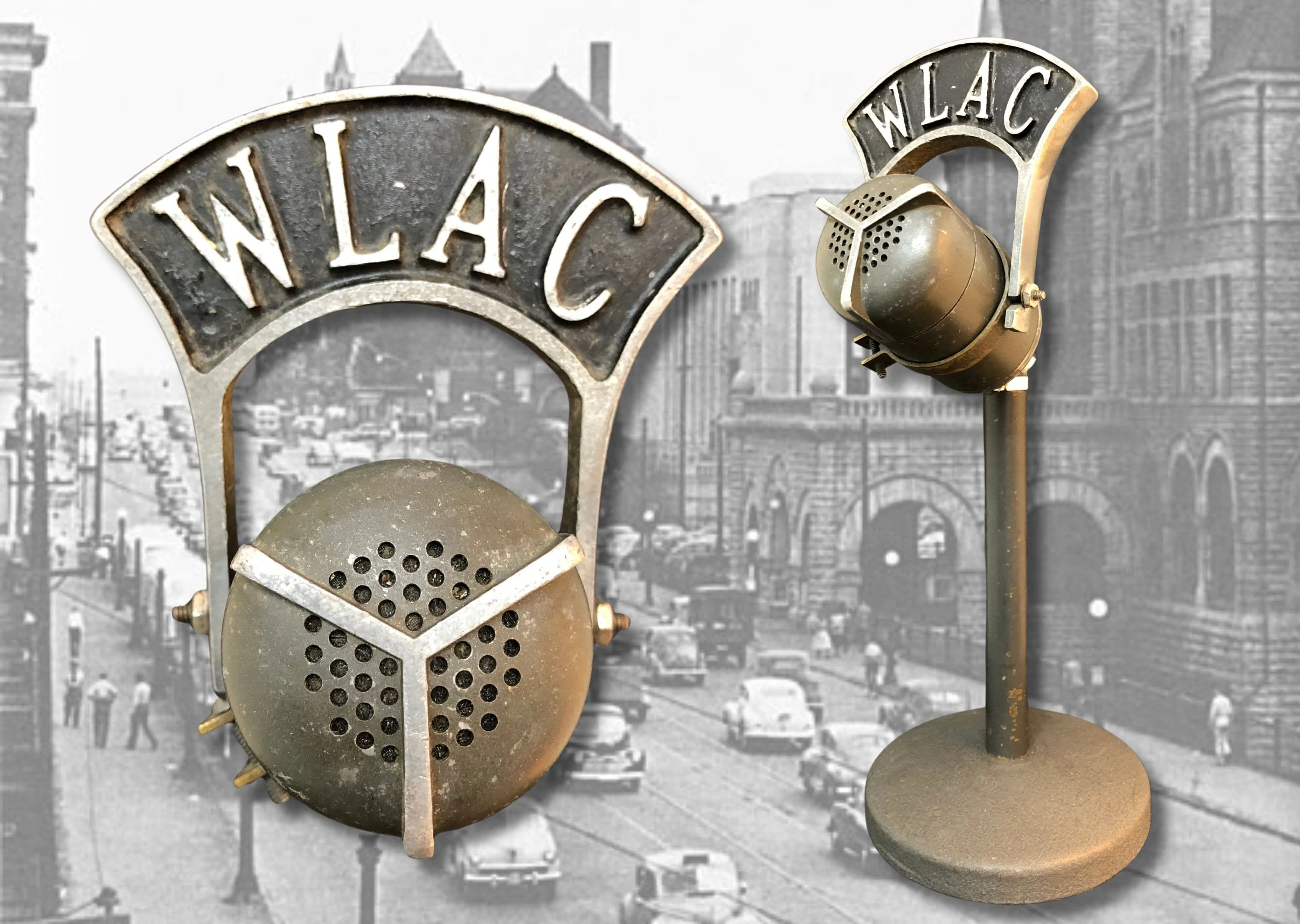 WLAC Historic Vintage Microphone Nashville TN
